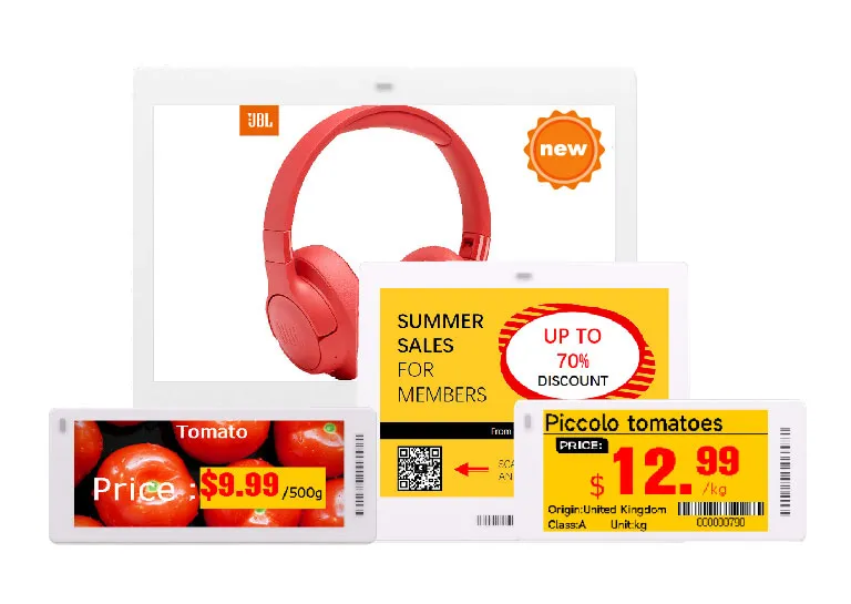 Etiqueta electrónica ultra resistente